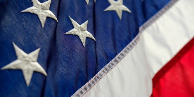 Flag, Cobalt blue, Blue, Flag of the united states, Sky, Electric blue, Star, 