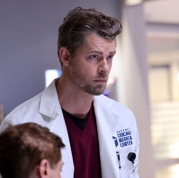 luke mitchell as dr mitch ripley in chicago med, season 9