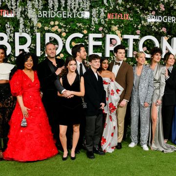 bridgerton cast tijdens premiere van seizoen 2