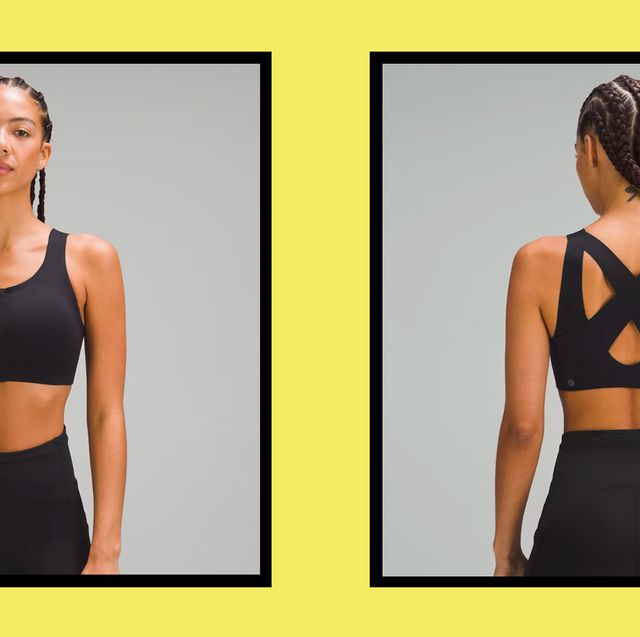 I've been running in the Lululemon Enlite Bra Zip Front and it's a game  changer
