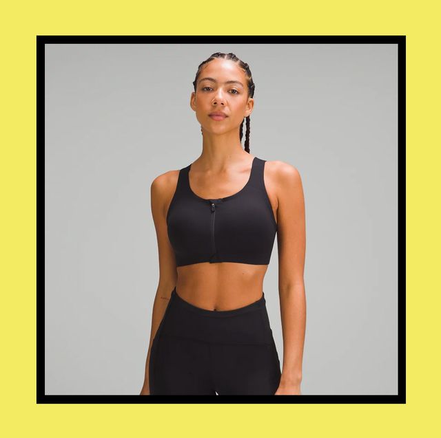 I’ve been running in the Lululemon Enlite Bra Zip Front and it’s a game ...