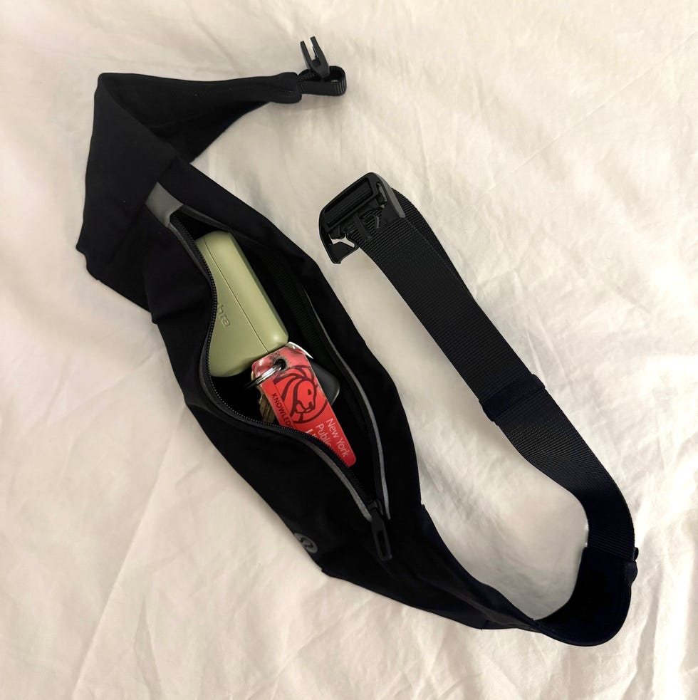 Lululemon Running Belt with items in the pocket lululemon running belt with items in the pocket
