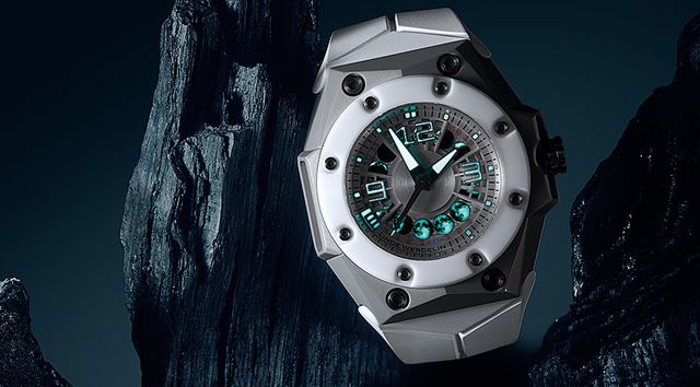 Product, Analog watch, Watch, Glass, Watch accessory, Font, Black, Metal, Grey, Clock, 