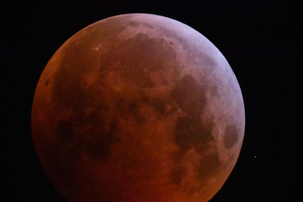 Total Lunar Eclipse Gives January A Blood Moon