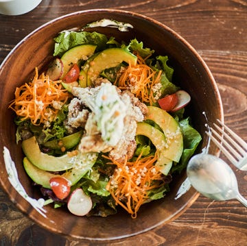 lunch food from the vegan restaurant buddha bowl