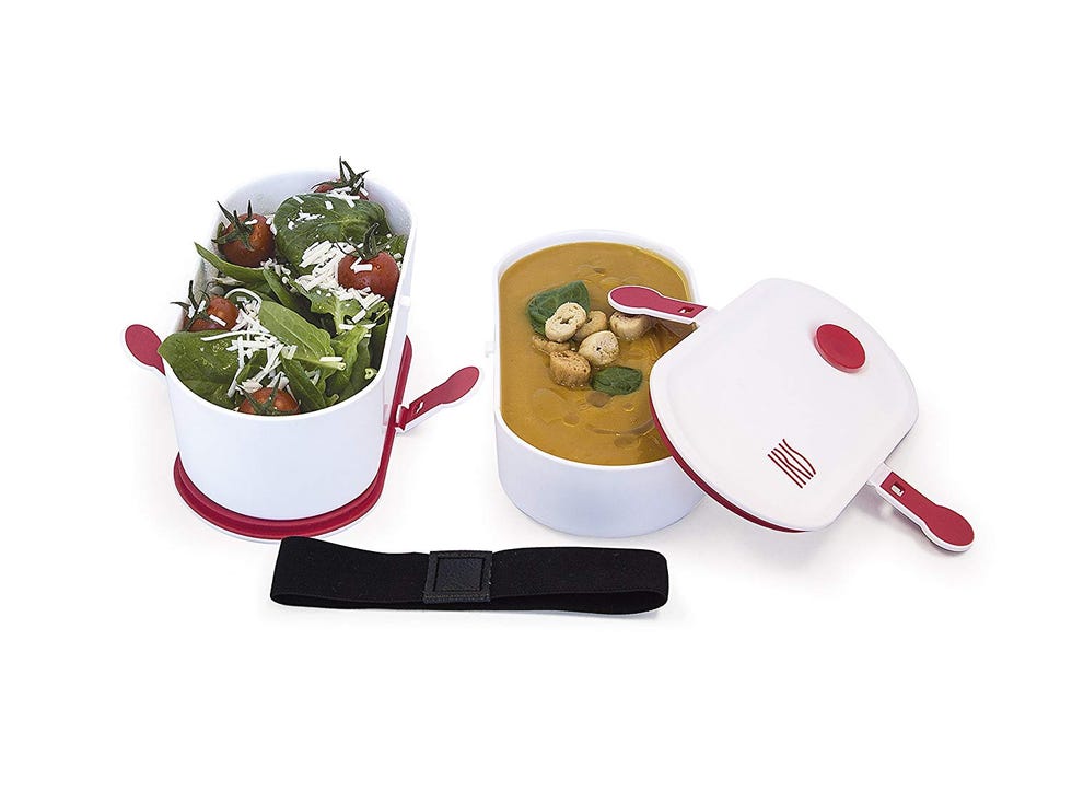 Lunchbox con 2 contenedores 100% herméticos para llevar comida