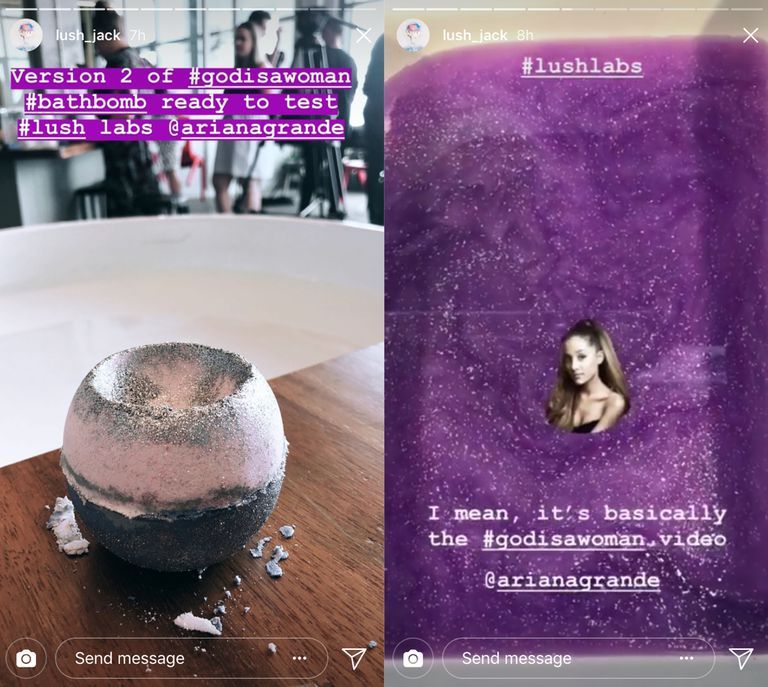 Lush s'inspire du dernier clip d'Ariana Grande pour sa nouvelle bombe de  bain