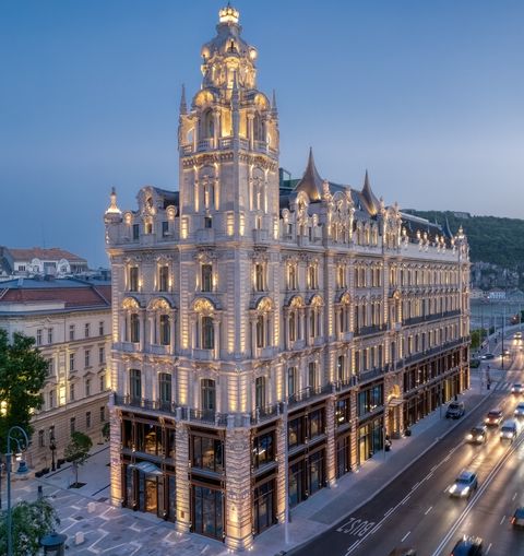 the new matild palace hotel in budapest, part of marriott’s luxury collection, allows guests to experience royal luxury first hand