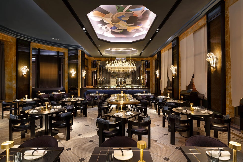 art deco dining room prince de galles hotel