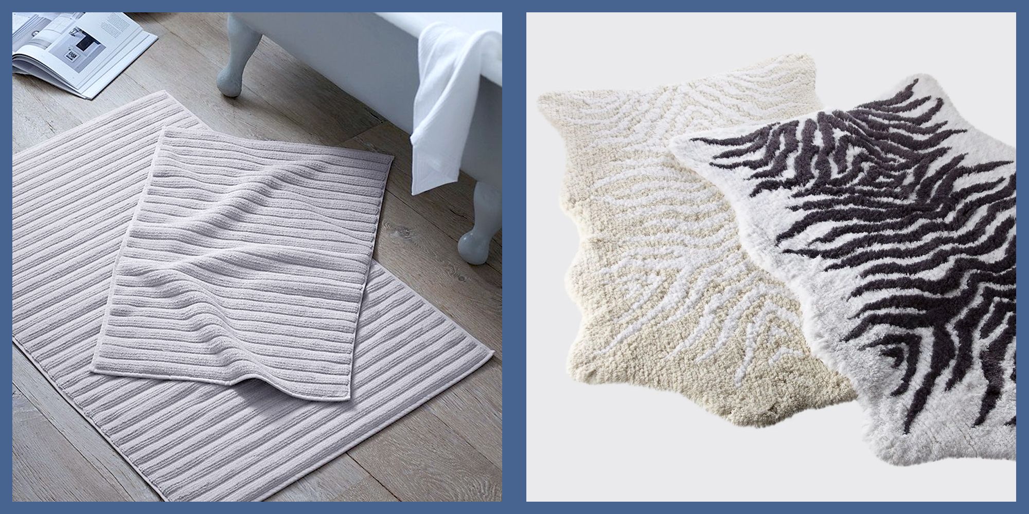 Paramount Ribbed Border Bath Mat