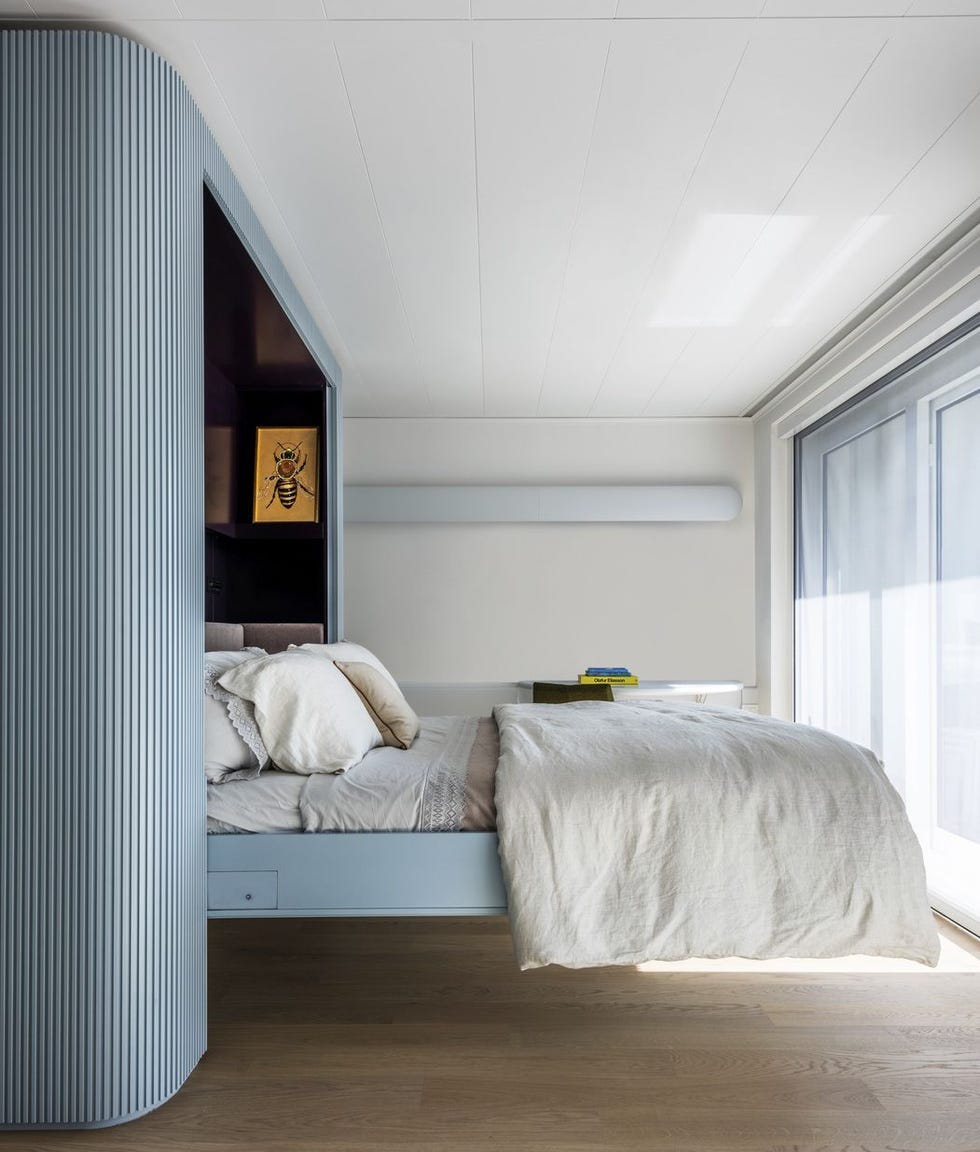 powder blue murphy bed