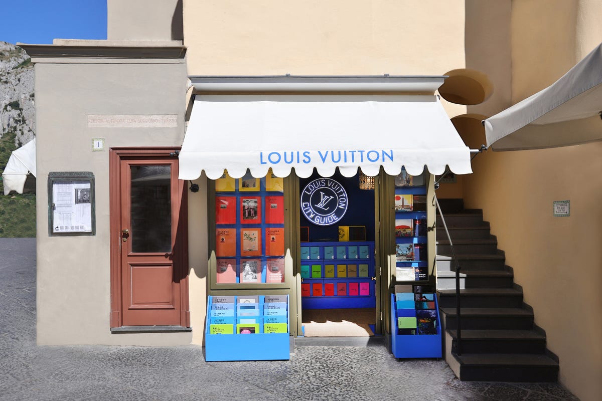 Louis Vuitton Pop-up Bookstore in Capri, Italy