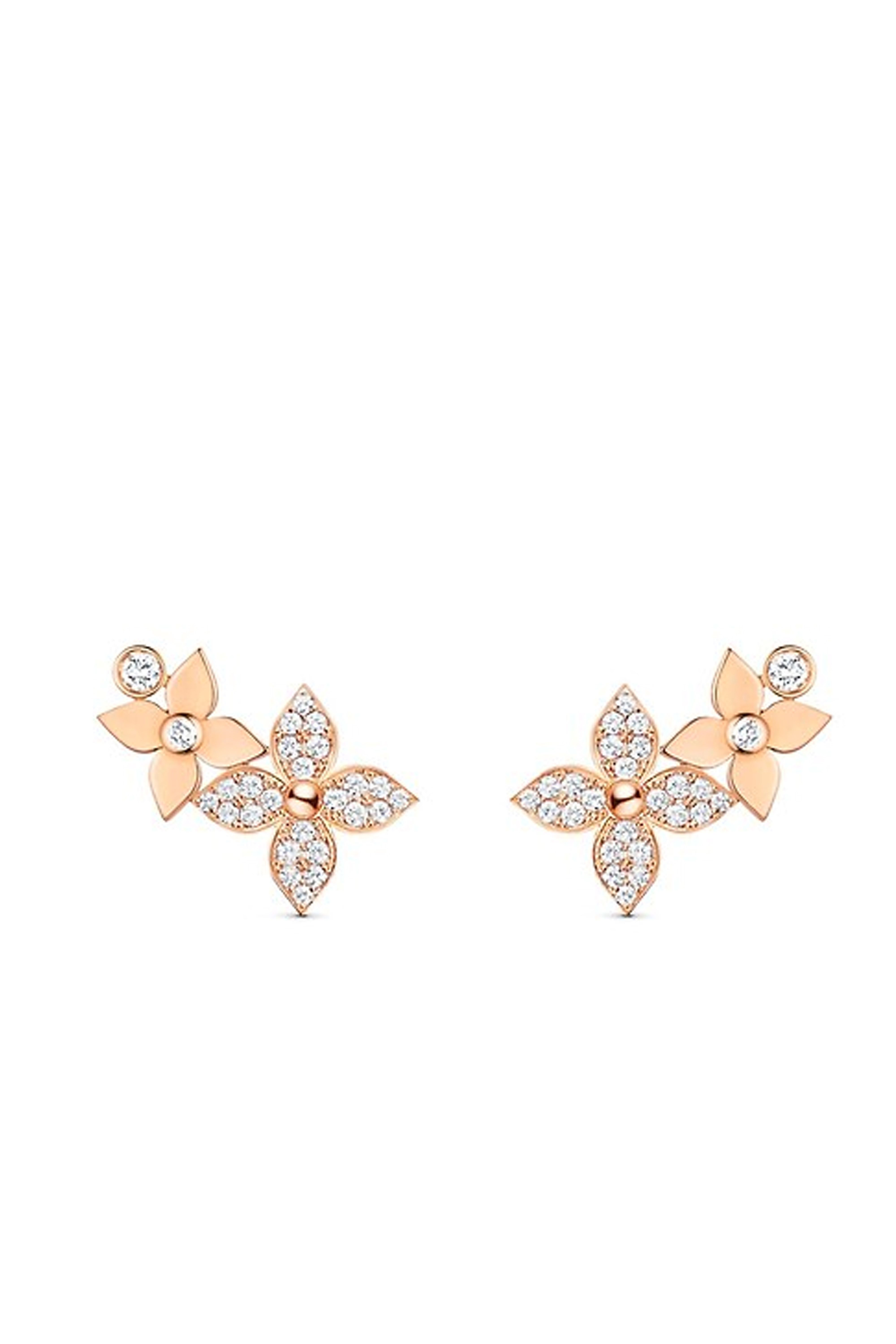 Star blossom pink gold earrings Louis Vuitton Gold in Pink gold