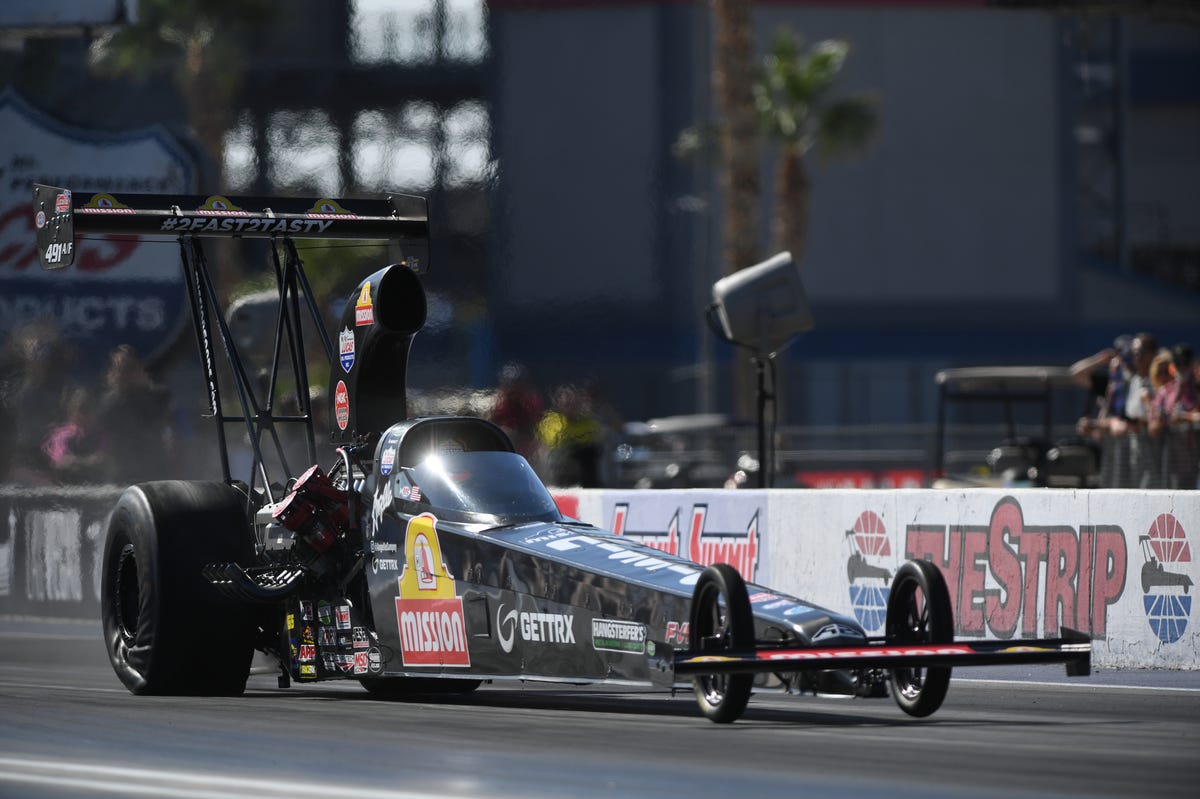 Angelle Sampey Scores First NHRA No. 1 Qualifying Spot on Four Wheels