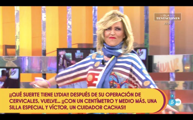 lydia lozano empieza a trabajar