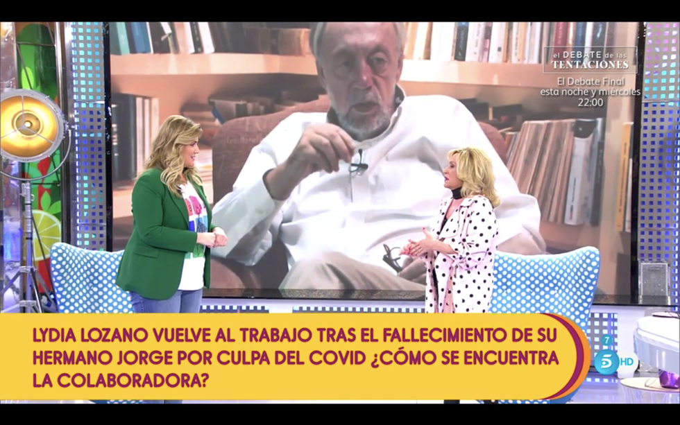 lydia lozano empieza a trabajar tras la muerte de su hermano
