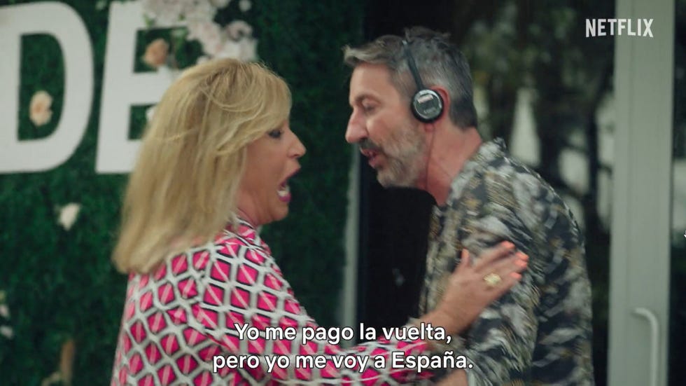 lydia lozano protagoniza junto a david valldeperas una gran polemica con enfado en salvese quien pueda, de netflix