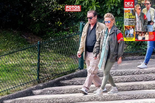 Lydia Lozano y su marido, Charly, romántica escapada a París