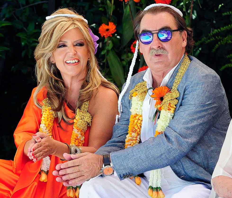 lydia lozano y su marido, charly, en su boda balinesa