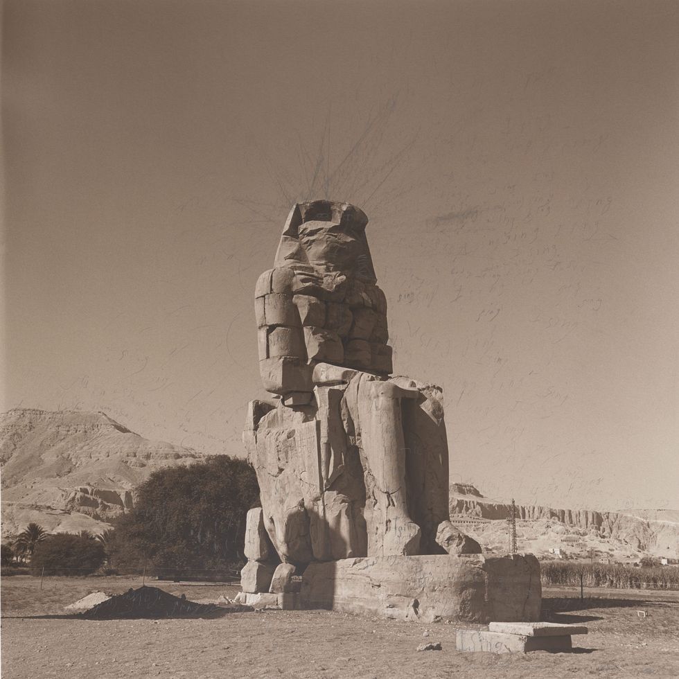 Colossi di Memnone, Lynn Davis, Egitto