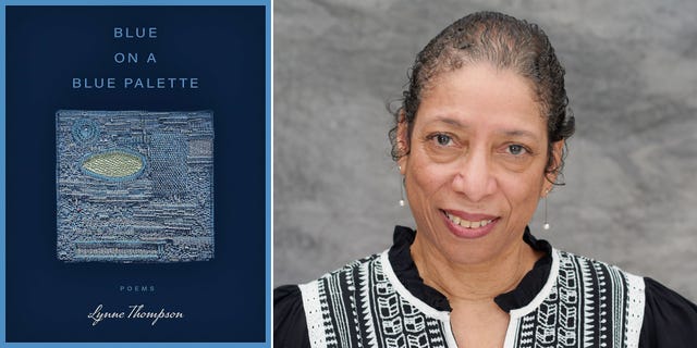 lynne thompson, blue on a blue palette, book, poetry