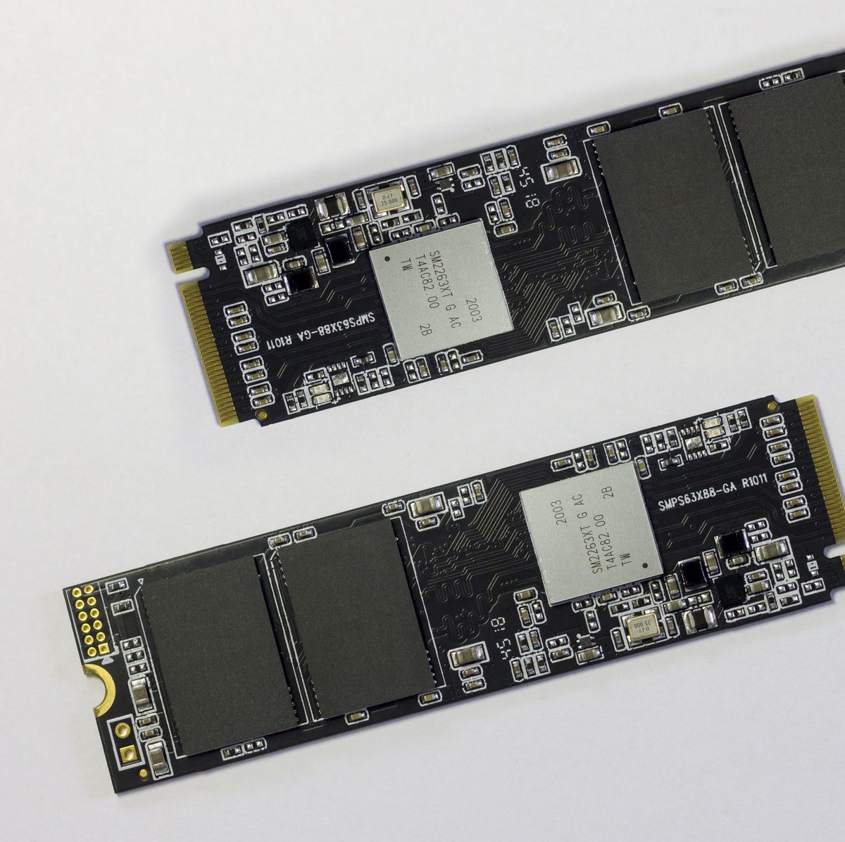 Hard Disk Ssd M2 On The Motherboard Background Stock Photo