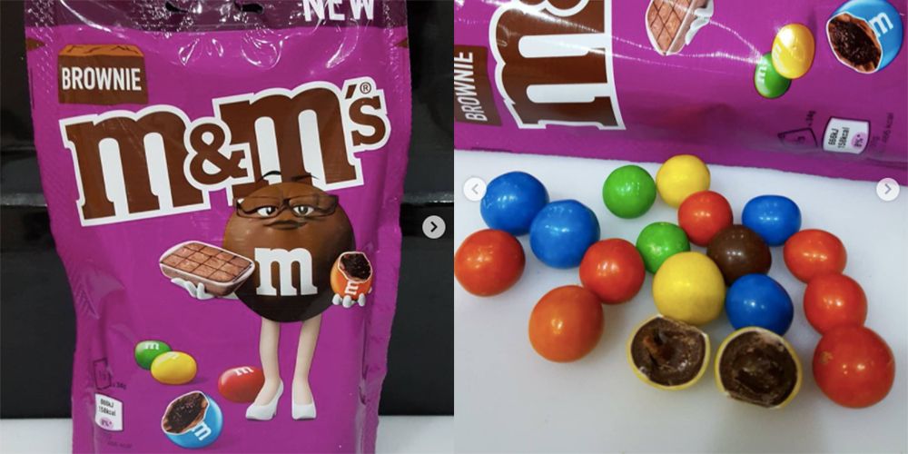 fudge brownie m&ms