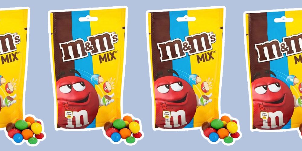 M&Ms now do mixed bags of crispy, peanut and chocolate, if edible Russian roulette is your thing