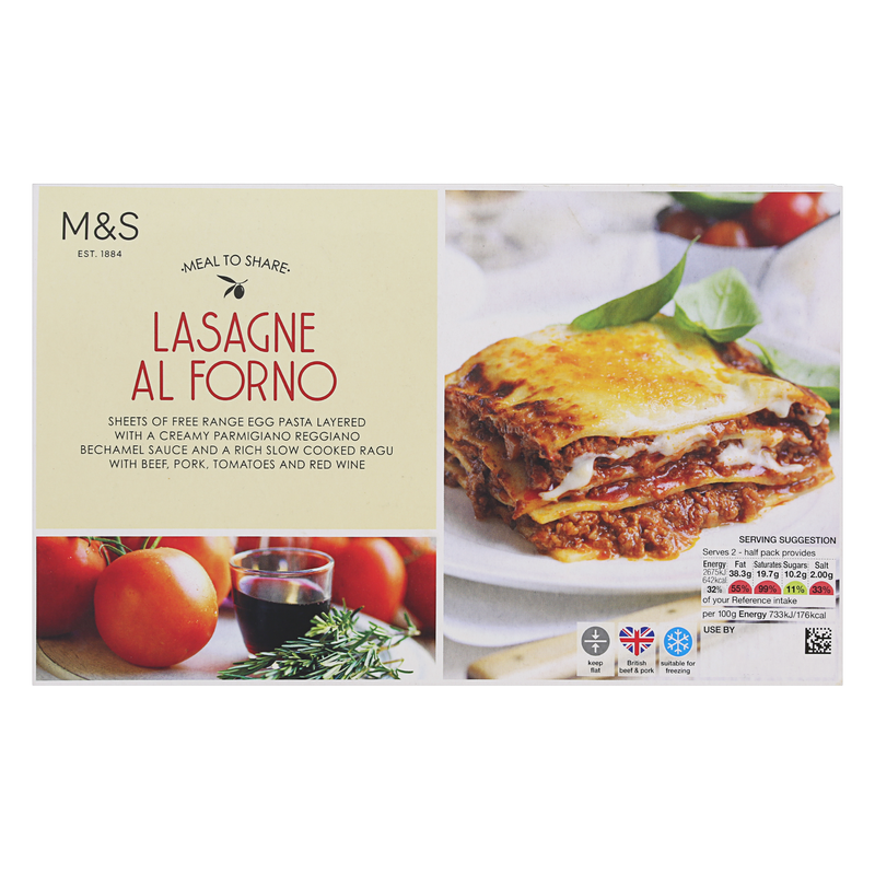 Lasagne  M&M Food Market