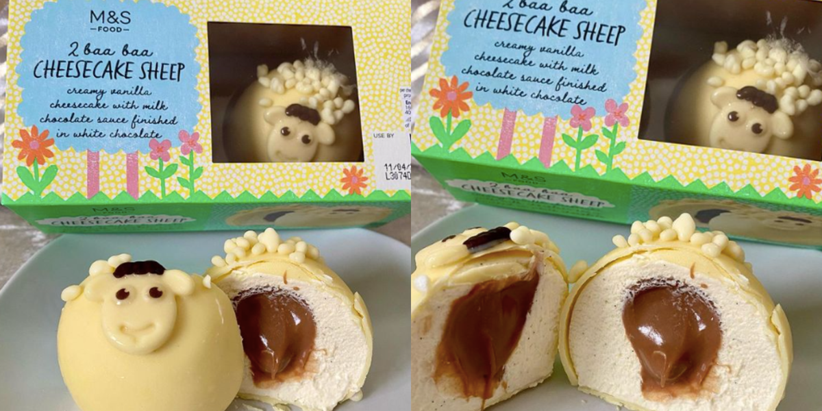 M&S Is Now Selling The Cutest White Chocolate Cheesecake Sheep