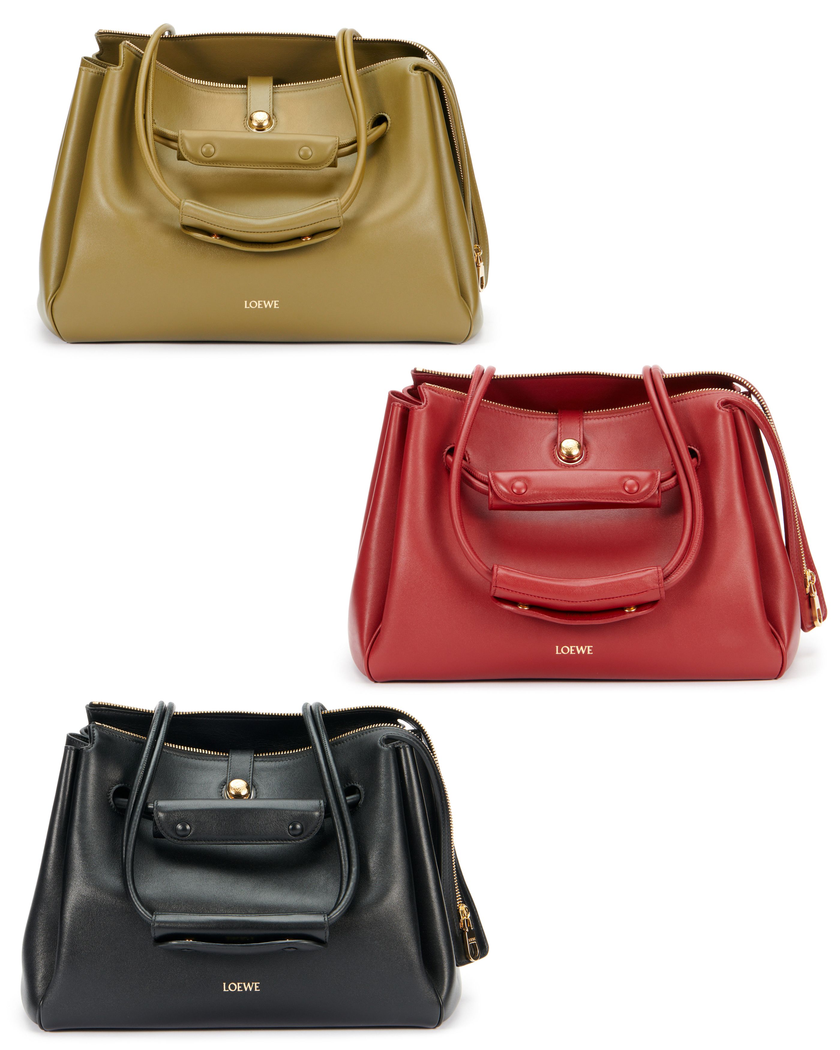 【LOEWE】新作 マドリードバッグ (スモール) マドリードバッグ スモール（サプルカーフ） ブラック - LOEWE