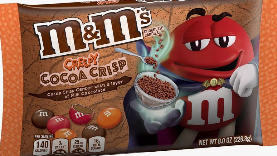 .com: M&M'S Creepy Cocoa Crisp Chocolate Halloween Candy, 8oz :  Grocery & Gourmet Food