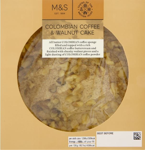 Best coffee & walnut cake