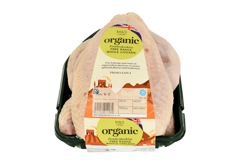 M&S Select Farms British Free Range Whole Chicken