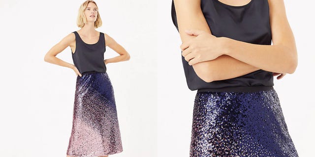 M&S sparkly skirt