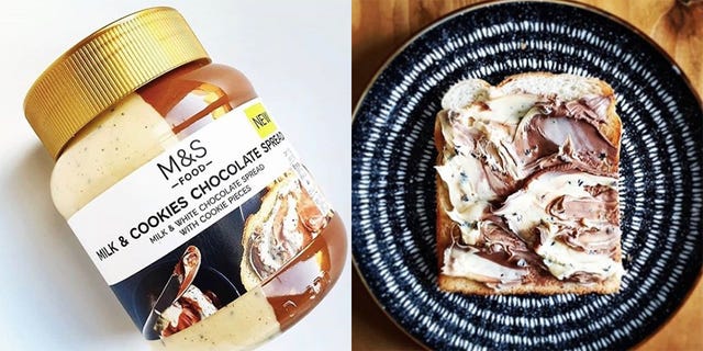 M&S milk and cookies spread is back