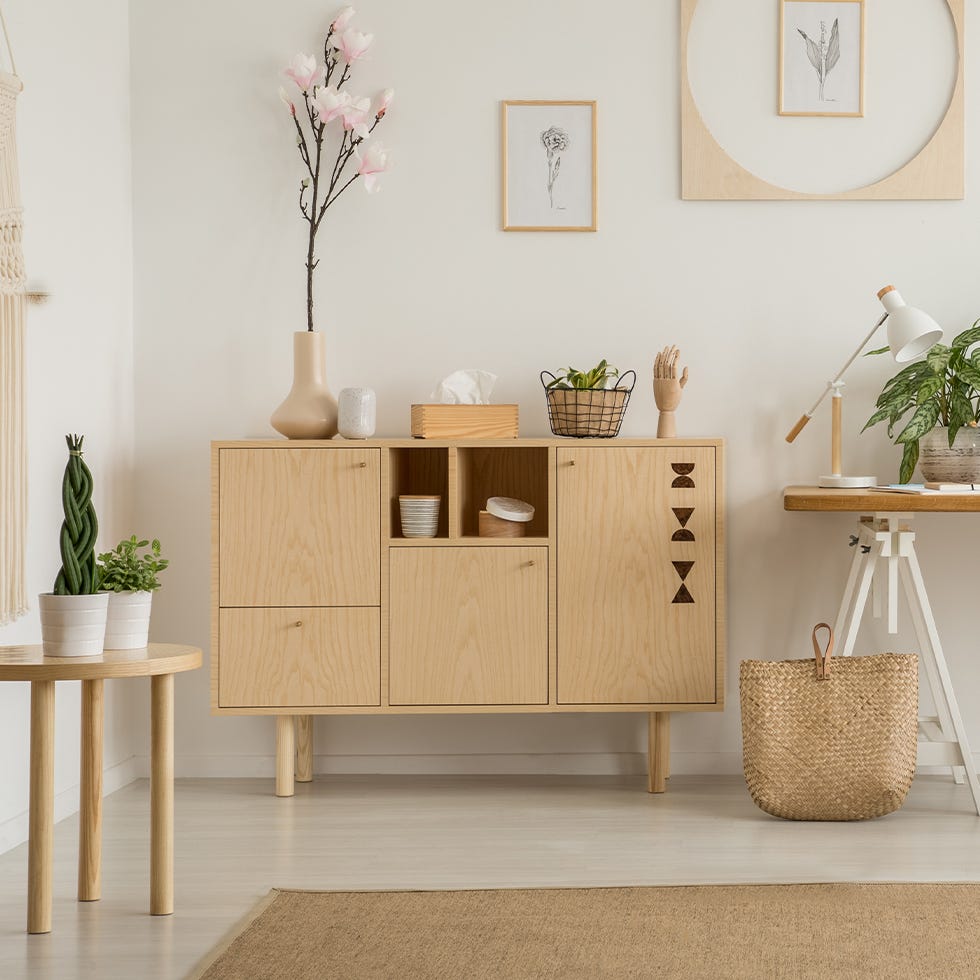 sleek cupboard storage in office