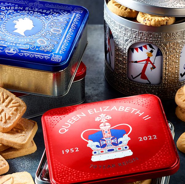 M&S launches Platinum Jubilee collectable biscuit tins