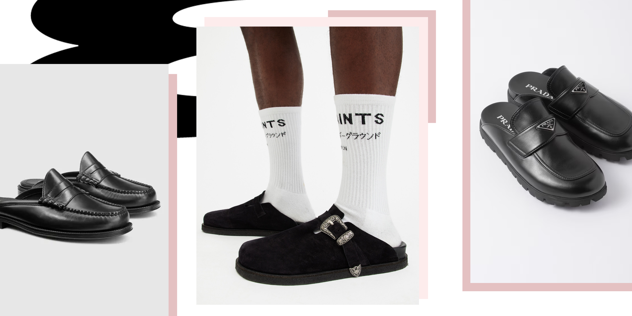 a person's legs with socks