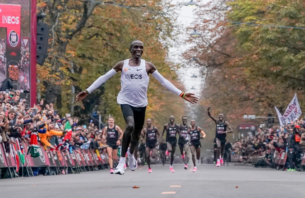 eliud kipchoge the only human to break two hours for the marathon