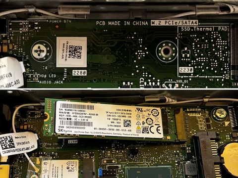 installing a m2 ssd card