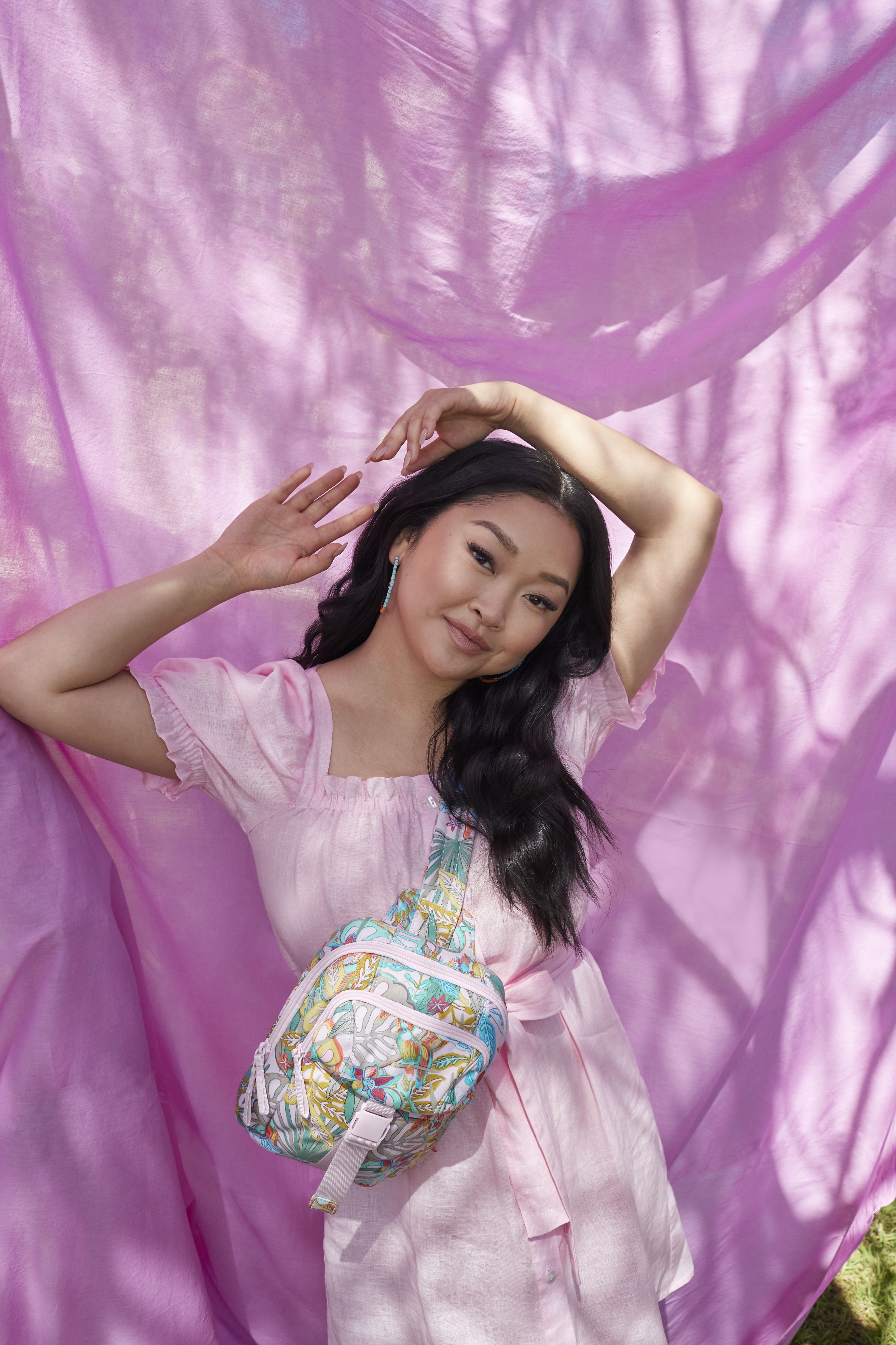 Lana Condor Partners with Vera Bradley for Recycled Cotton Bag Launch