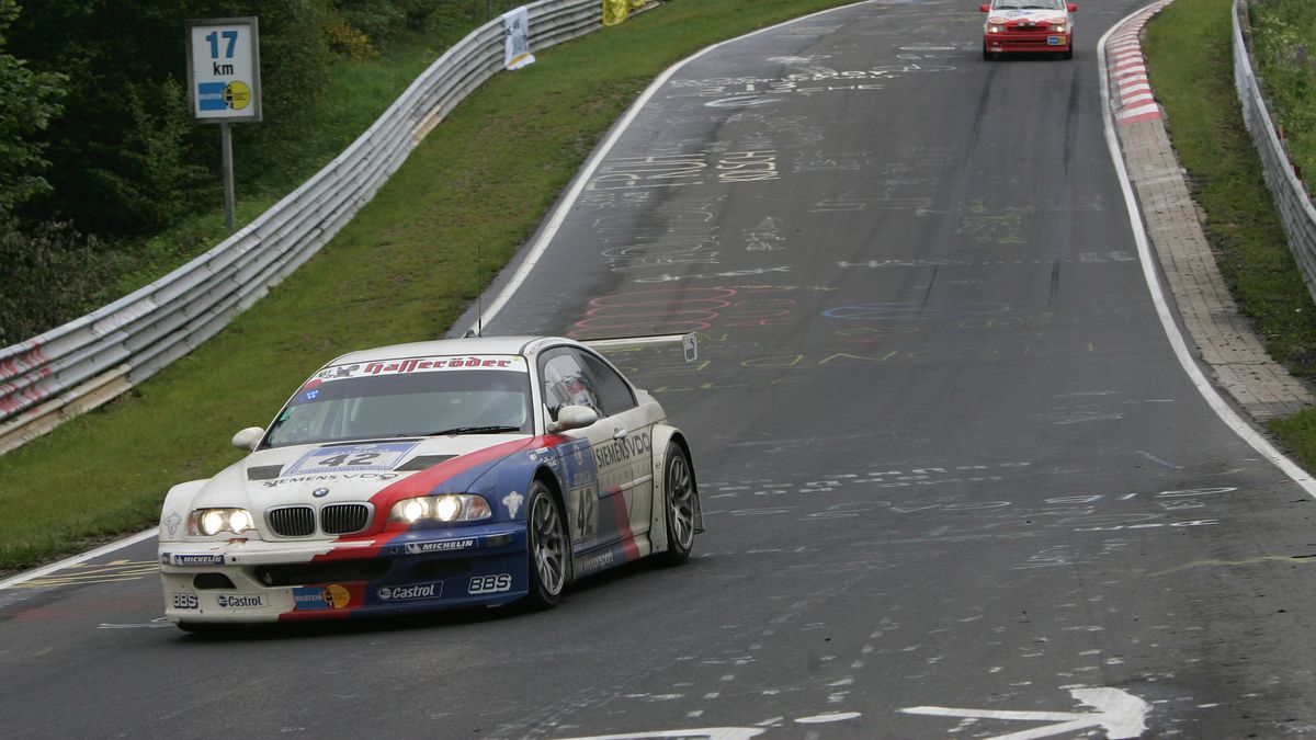 Enjoy This Video Of Hans Stuck Driving The Bmw E46 M3 Gtr Around The  Nordschleife