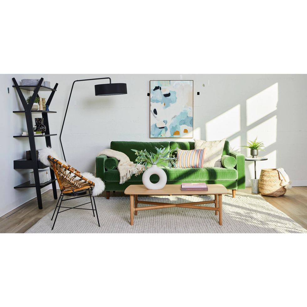 article green sofa