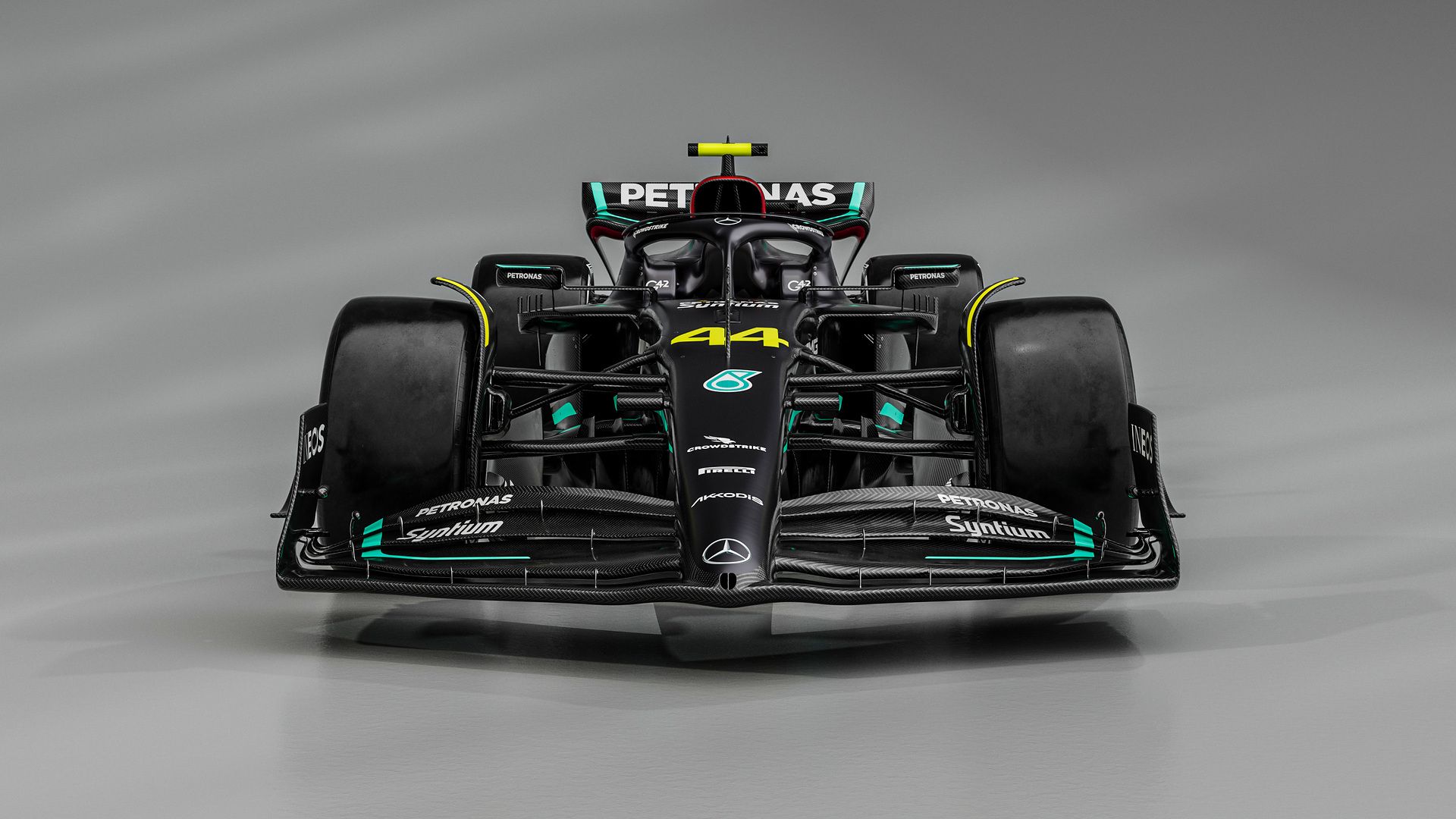 FIRST LOOK: Mercedes go back to black with new W14 for 2023 F1 season