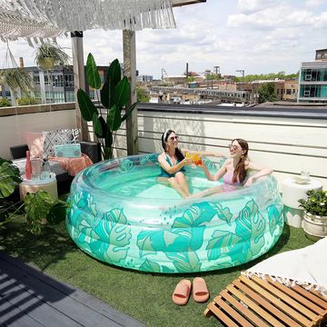 minnidip max tropicool 7 foot inflatable adult pool