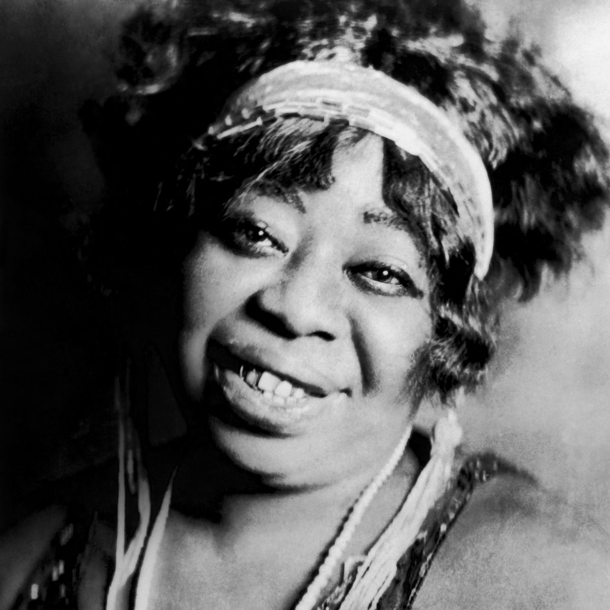 Ma Rainey African-American professional blues singers Ma Rainey poses for a portrait, circa 1923. (Photo by Donaldson Collection/Getty Images)