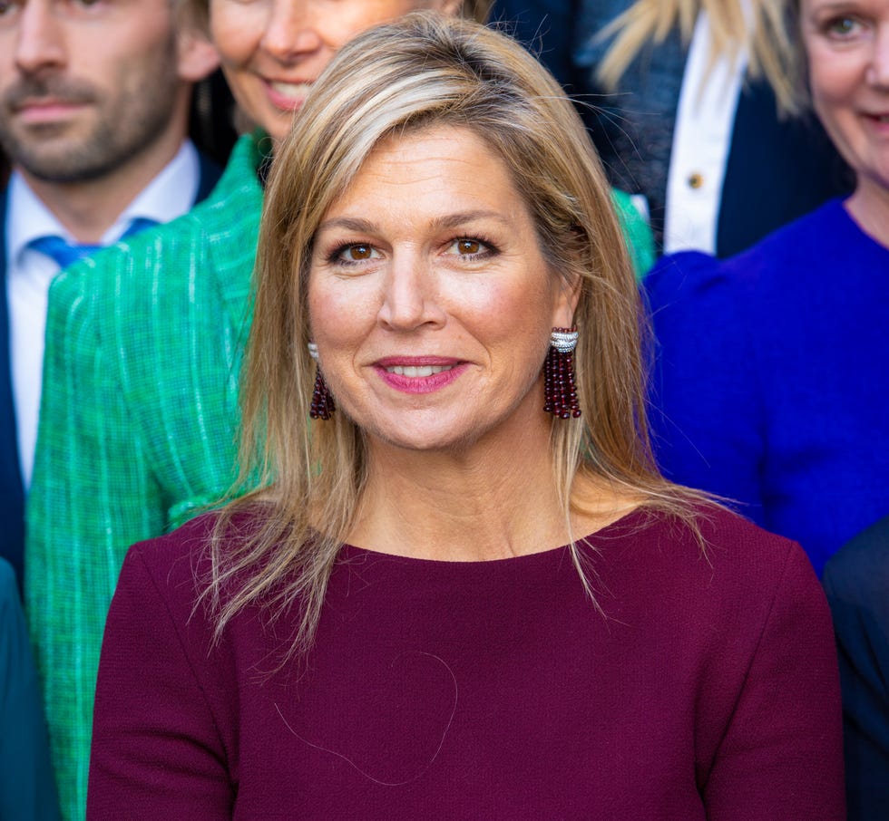 Máxima de Holanda arrasa con su look