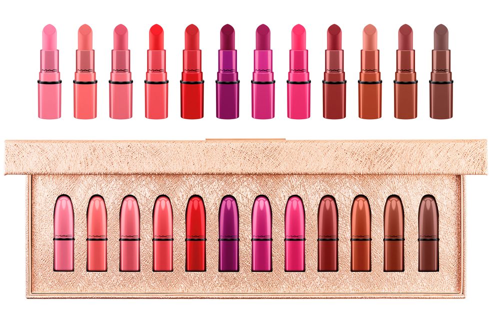 mac christmas snowball makeup collection - lipstick set