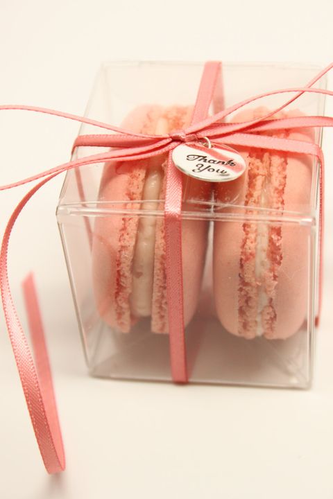 joanna gaines 40th birthday party - macaron party favor